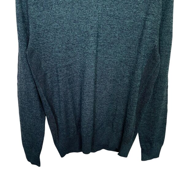 AG Adriano Goldschmied Sweater Mens M Green Cashmere Blend V-Neck Preppy NEW - Picture 5 of 10